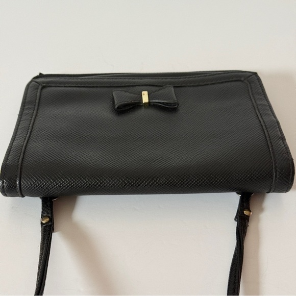 Elegant Black Bow Accent Bag Crossbody - Picture 5 of 11
